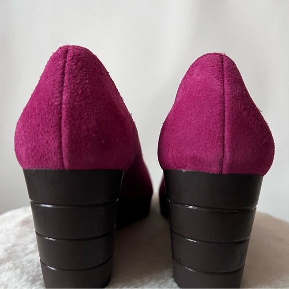 Salvatore Ferragamo wedge pumps size 5.5 - Picture 5 of 12